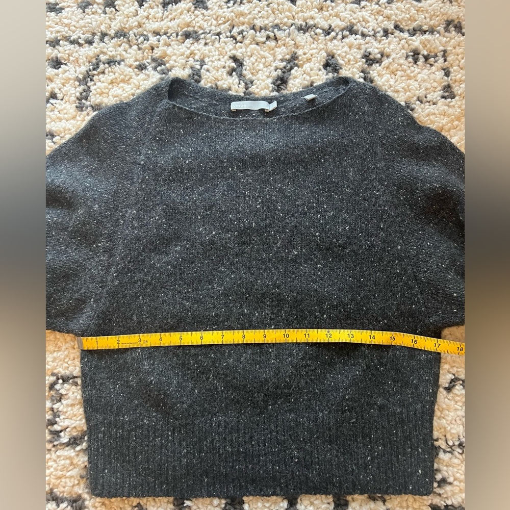 Vince Cashmere Boatneck Sweater in Charcoal - Picture 13 of 14